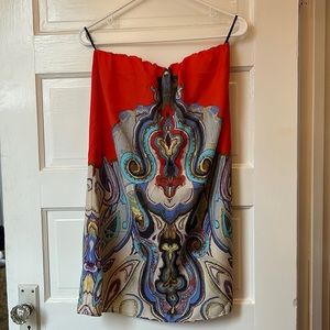 GLAM strapless dress